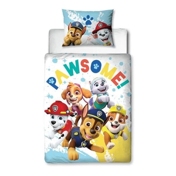Paw Patrol Splodge Junior påslakan och örngott set