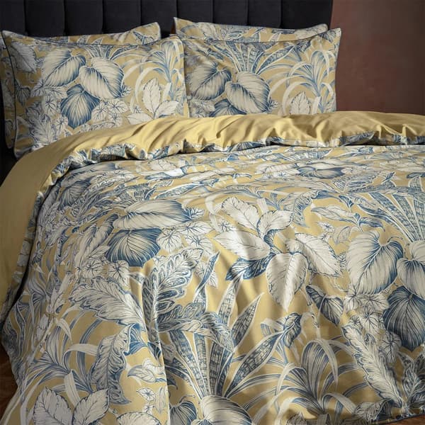 EW By Edinburgh Weavers Tivoli Contrast Piping Tropical Duvet Cover Set