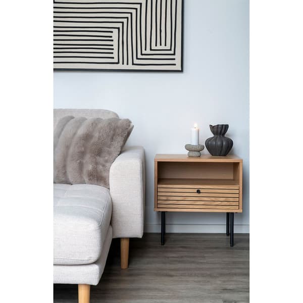 Galena kudde 45x45cm konstfäl beige.