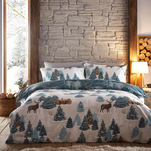 Furn Arcticus Arctic Animals Duvet Cover Set Blue King