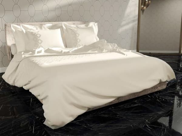 Påslakan Gul - HNLY36-33-DBO 240 - Naomi Påslakan, 100 % percal bomull, off-white, 240 x 220 Cm, 1,0 st.