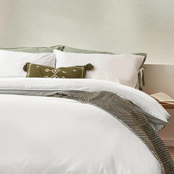 Yard Mallow Tie Detail Cotton Bow Duvet Cover Set