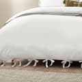 Miniatyrbilde 2 av 4: Yard Mallow Tie Detail Cotton Bow Duvet Cover Set