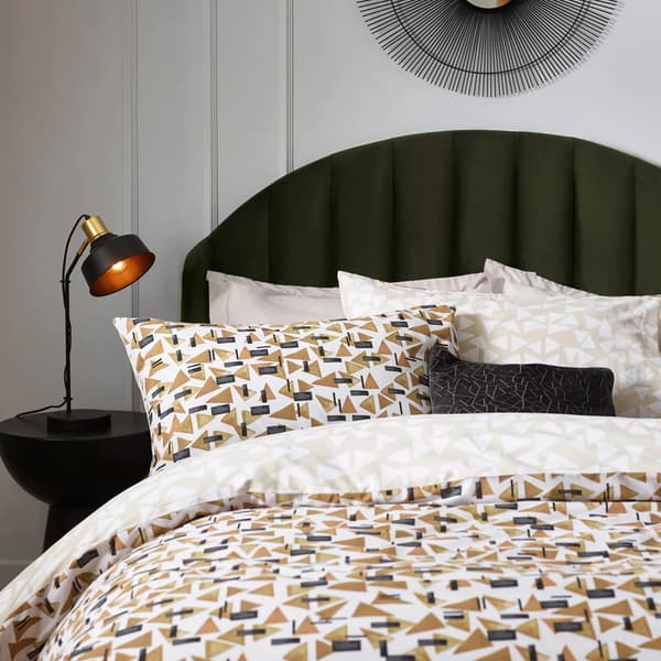 Hoem City Cotton Abstract Duvet Cover Set