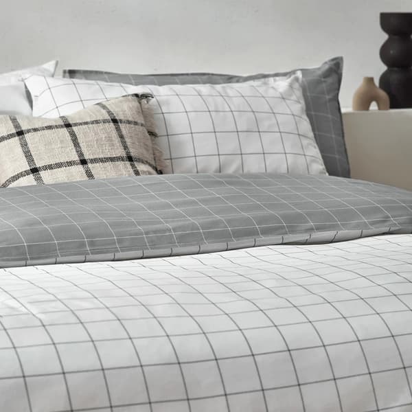 Yard Howarth Reversible Checked Duvet Cover Set