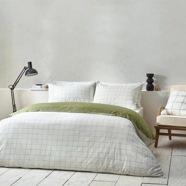 Yard Howarth Reversible Checked Duvet Cover Set