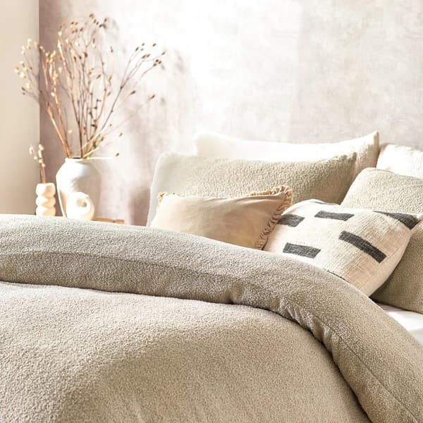 Yard Bouclé Textured Duvet Cover Set
