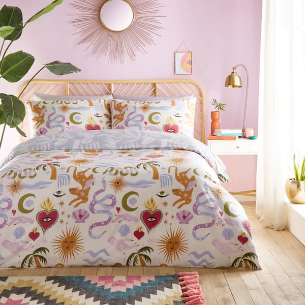 Furn Alchemy Abstract Duvet Cover Set Multicoloured King