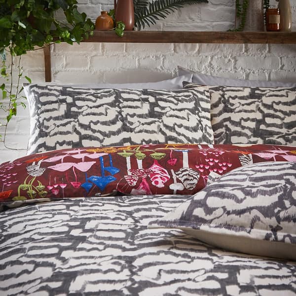Furn Amanita Abstract Mushrooms Duvet Cover Set
