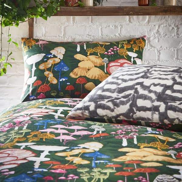 Furn Amanita Abstract Mushrooms Duvet Cover Set