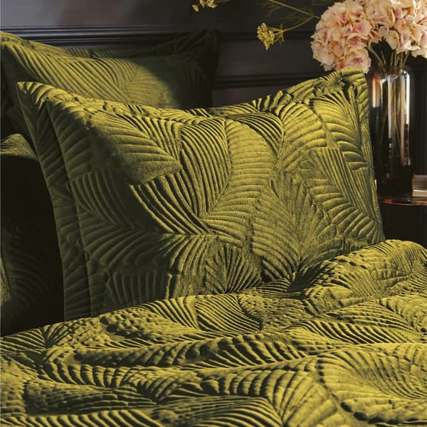 Paoletti Palmeria velour quiltet dynebetrækssæt