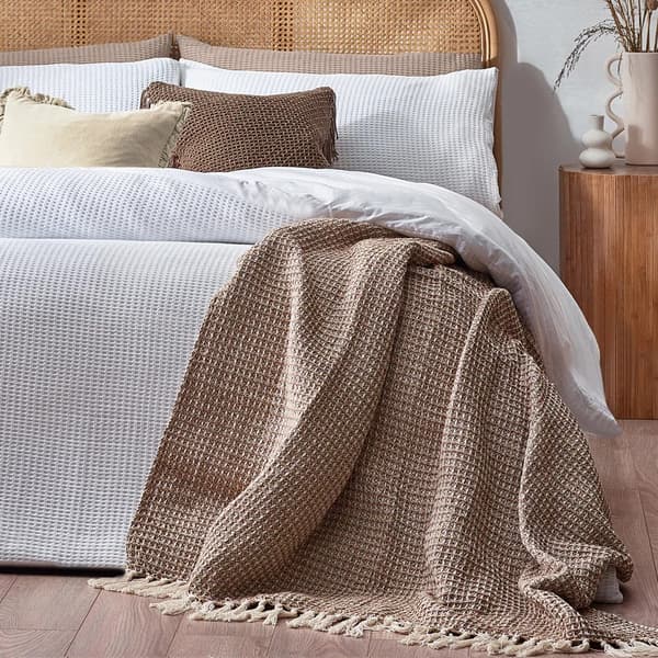 Yard Chunky Cotton Waffle Duvet Cover Set