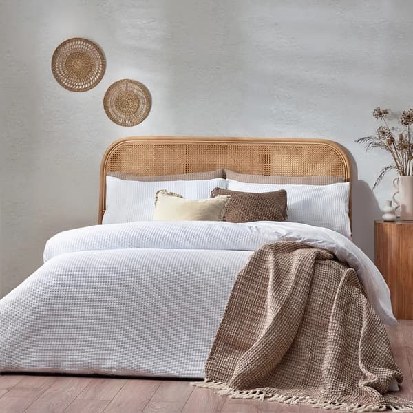 Yard Chunky Cotton Waffle Duvet Cover Set