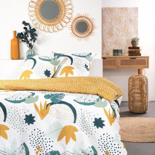 Bäddset - IDAG - Sunshine - 119482 - 2 personer - 260x240cm - Bomull - Tryckt 11,52