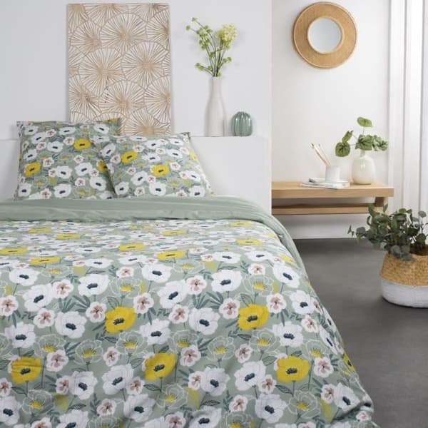 Bäddset - IDAG - Sunshine - 116195 - 2 personer - 260x240cm - Bomull - Tryckt 8,40