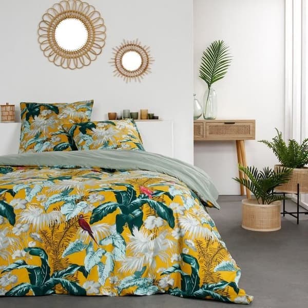 Bäddset - IDAG - Sunshine - Gul - 100% Bomull - 260x240cm