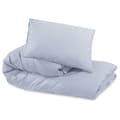 Pikkukuva 7 / 9: vidaXL Pussilakanasetti harmaa 200x200 cm kevyt mikrokuitu -  Tyynynpäälliset