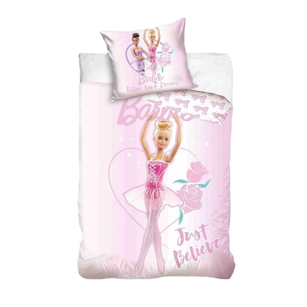 Barbie Ballerina påslakanset i bomull