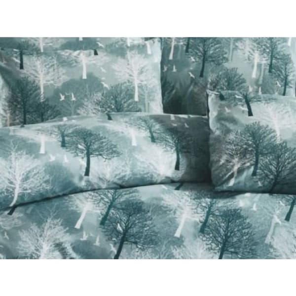Sängkläder - GRÖN TRÄD - 240x260 - 80% Bomull - 20% Polyester - Tryckt