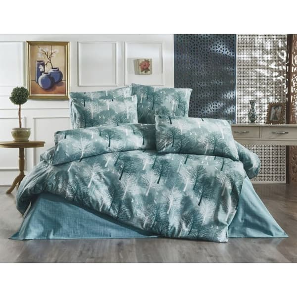 Sängkläder - GRÖN TRÄD - 240x260 - 80% Bomull - 20% Polyester - Tryckt