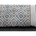 Miniatyrbild 3 av 3: Etno microfiber påslakanset - 1 påslakan 140x200 cm + 1 örngott 63x63 cm - Ankblått - HEM LINGE PASSION