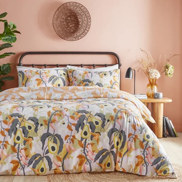 Furn Huerta Tropical Duvet Cover Set Mango Double