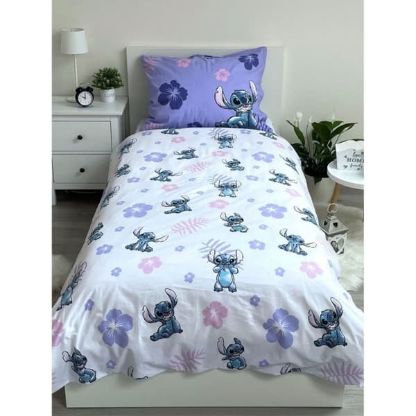 Lilo & Stitch Flowers & Leaves Duvet Cover Set