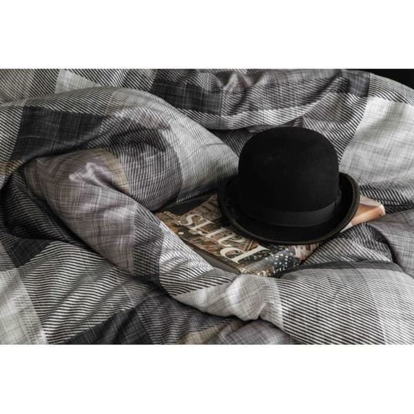 Reversibel täckedröm "100% kamgarnssatin" / 82 trådar / cm²