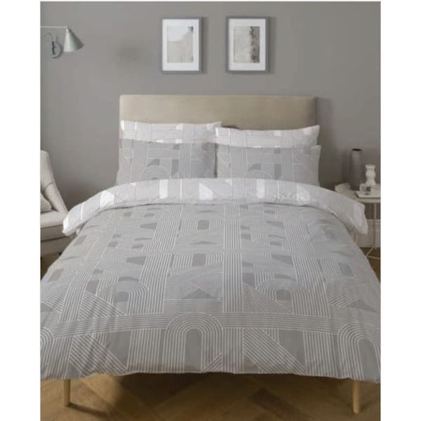 Sängklädesset "Frey" alla mått 100% Bomull / 57 Trådar/cm² - Sängklädesset 260 x 240 cm + 2 Örngott 63 x 63