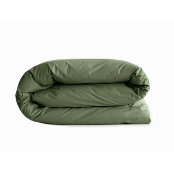 "Manoir" påslakan ren percale kammad långfiber bomull 80 trådar/cm² Sydvind - Skum - Påslakan 240 x 220 cm