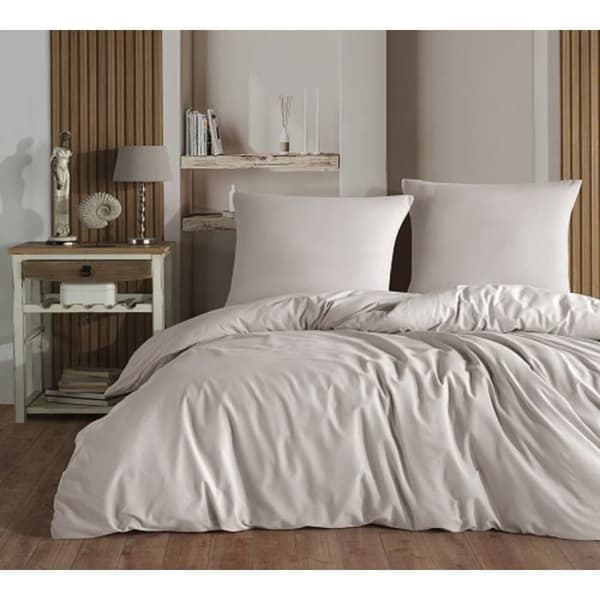 UNI bäddset - Beige, Storlek 140x200