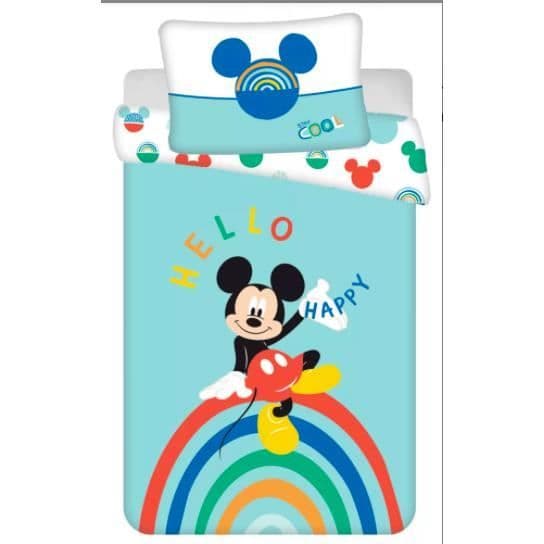 Barnbäddset - Disney - Musse - 100x135 cm - 40x60 cm - 100% bomull