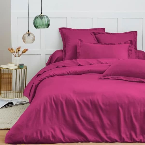 Påslakan 240 x 220 cm "Premium" för dubbelsäng - Premium Magenta