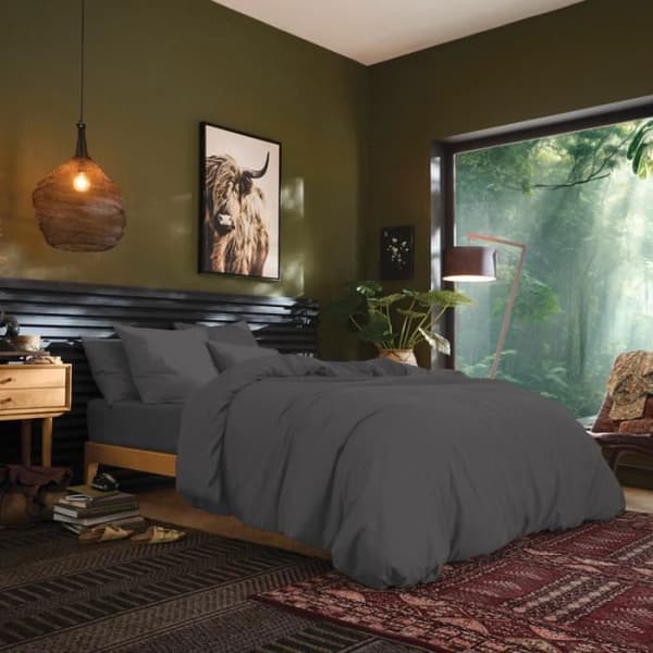 Påslakan 260 x 240 cm "Premium" för dubbel king size-säng - Premium skiffer