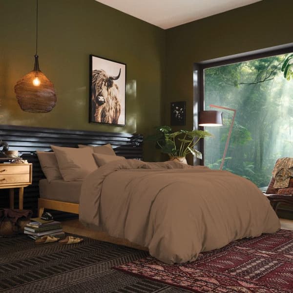 Påslakan 140 x 200 cm "Premium" för enkelsäng - Premium Brown