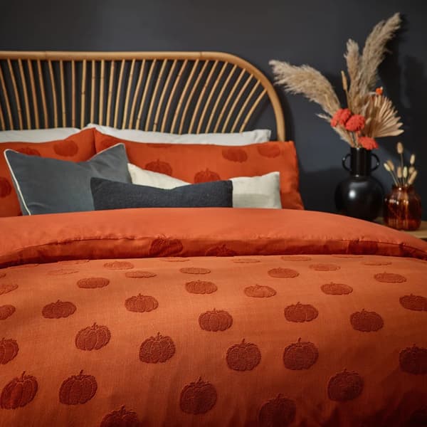 Furn Tufted Cotton Pumpkin Duvet Cover Set