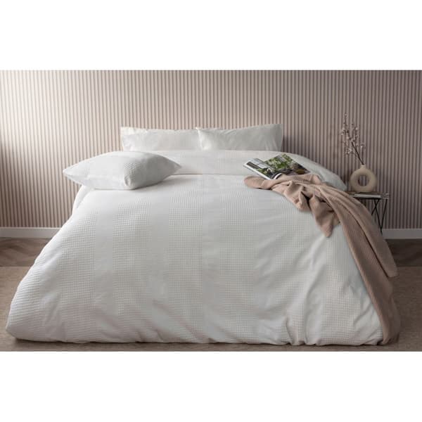 Belledorm Waffle Stripe Duvet Cover Set