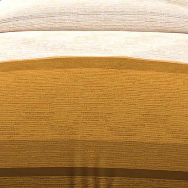 Påslakanset i bomull 57 trådar/cm2 140x200 cm STRIPE senap av Soleil d'ocher