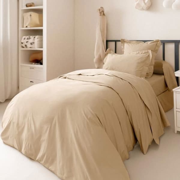 Kammad bomull percale påslakan "Julian" Pure Cotton - Julian Linne - Påslakan 140 x 200 cm