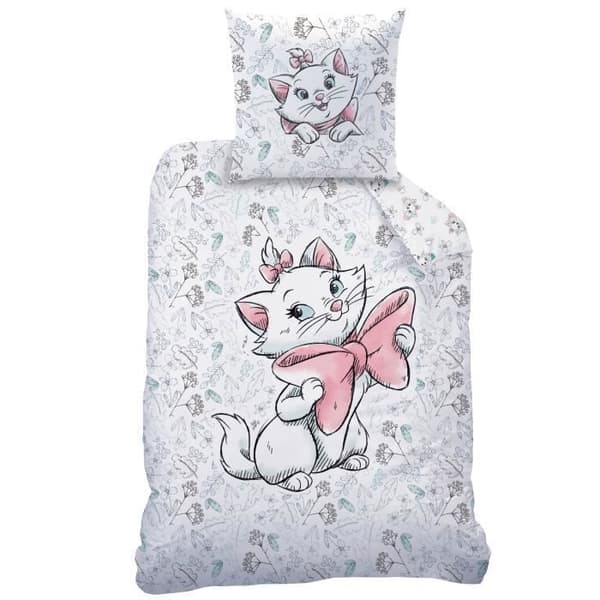 Påslakan och örngott The Aristocats Floralie - Disney - 140x200 cm - 100% bomull