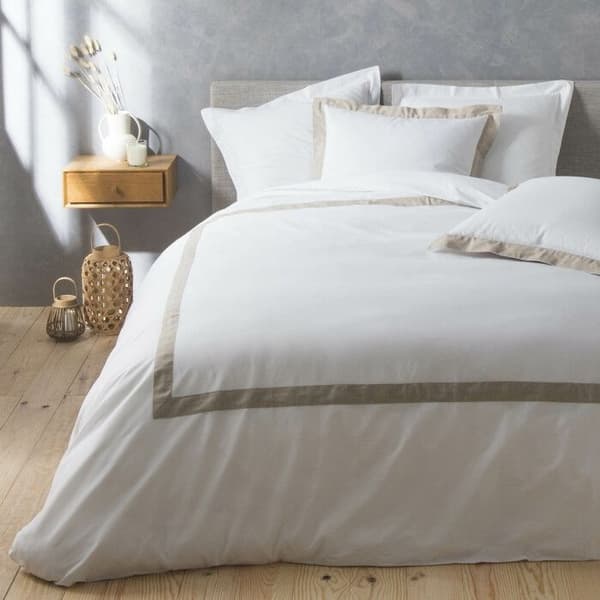 Bäddset - LAURALINE - 240 x 220 cm - 95% bomull - 5% linne - Mjukt och slitstarkt