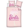 Miniatyrbild 1 av 2: Sängkläder - Barbie - Duvetöverdrag 140x200 cm - Kudde 63x63 cm - Vändbar - Mikrofiber