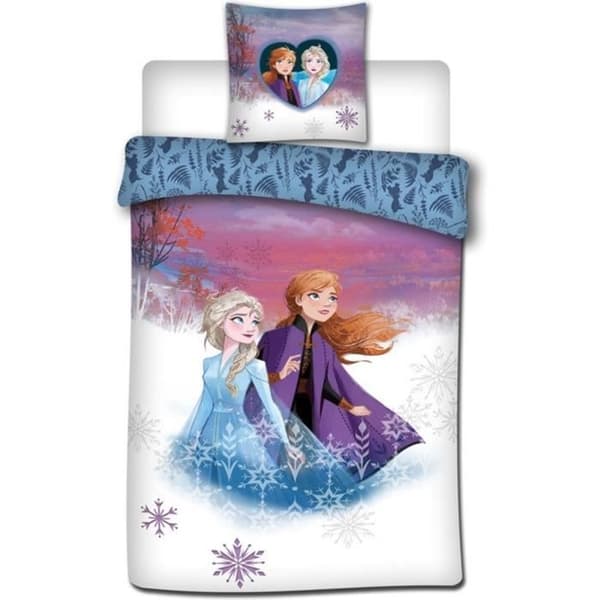 FROZEN sängkläder - Påslakan (140x200) + Örngott (63x63) - 100 % mikrofiber