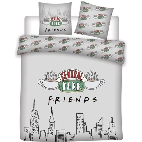 Sängkläder - Friends - Central Park - Grå - Syntet - Barn