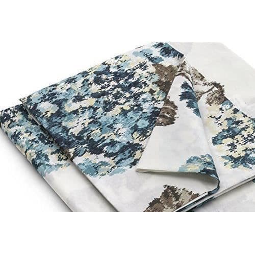 Luna di Giorno Lune de jour Hortensias tryck Set Ark 1 och en halv, 100% bomull, blå, 260x 275cm -