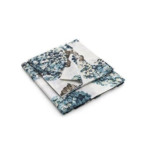 Luna di Giorno Lune de jour Hortensias tryck Set Ark 1 och en halv, 100% bomull, blå, 260x 275cm -
