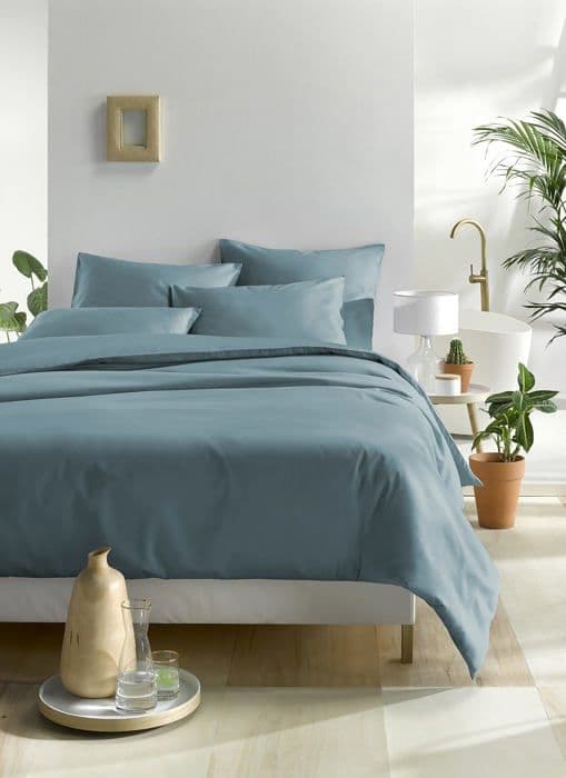 De witte lietaer - 222035 - Olivia - 2 Person XL Satin Plain Set: Påslakan 260x240cm + 2 örngott
