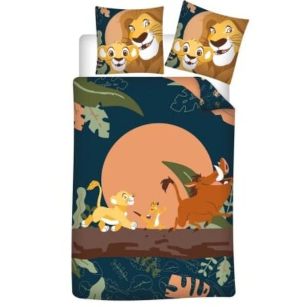 Sängkläder - Disney - Lejonkungen - Påslakan 140x200 cm - Örngott 65x65 cm - Oeko Tex