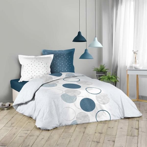 Påslakanset 240 x 220 cm + örngott 100% bomull mjölkvägs