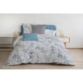 Pikkukuva 1 / 2: Påslakanset 240x260 cm HOME LINGE PASSION POMPADOUR: Påslakan + 2 örngott - 100% bomull 57 trådar - Vit/blått